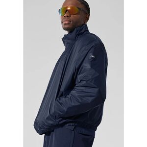 NWT Alo Yoga Latitude Light Weight 1/2 Zip Pullover Jacket Mens Medium Navy